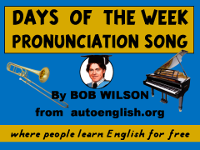 Days of the Week Pronunciation Song